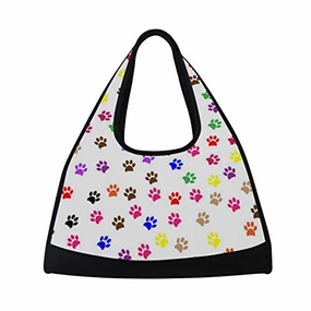 Hot Clearance Now Deal Frenzy Today Duffel Bag Paw Prints Shoulder Yoga Gym Tote Bags Sports Bag For Men Boys