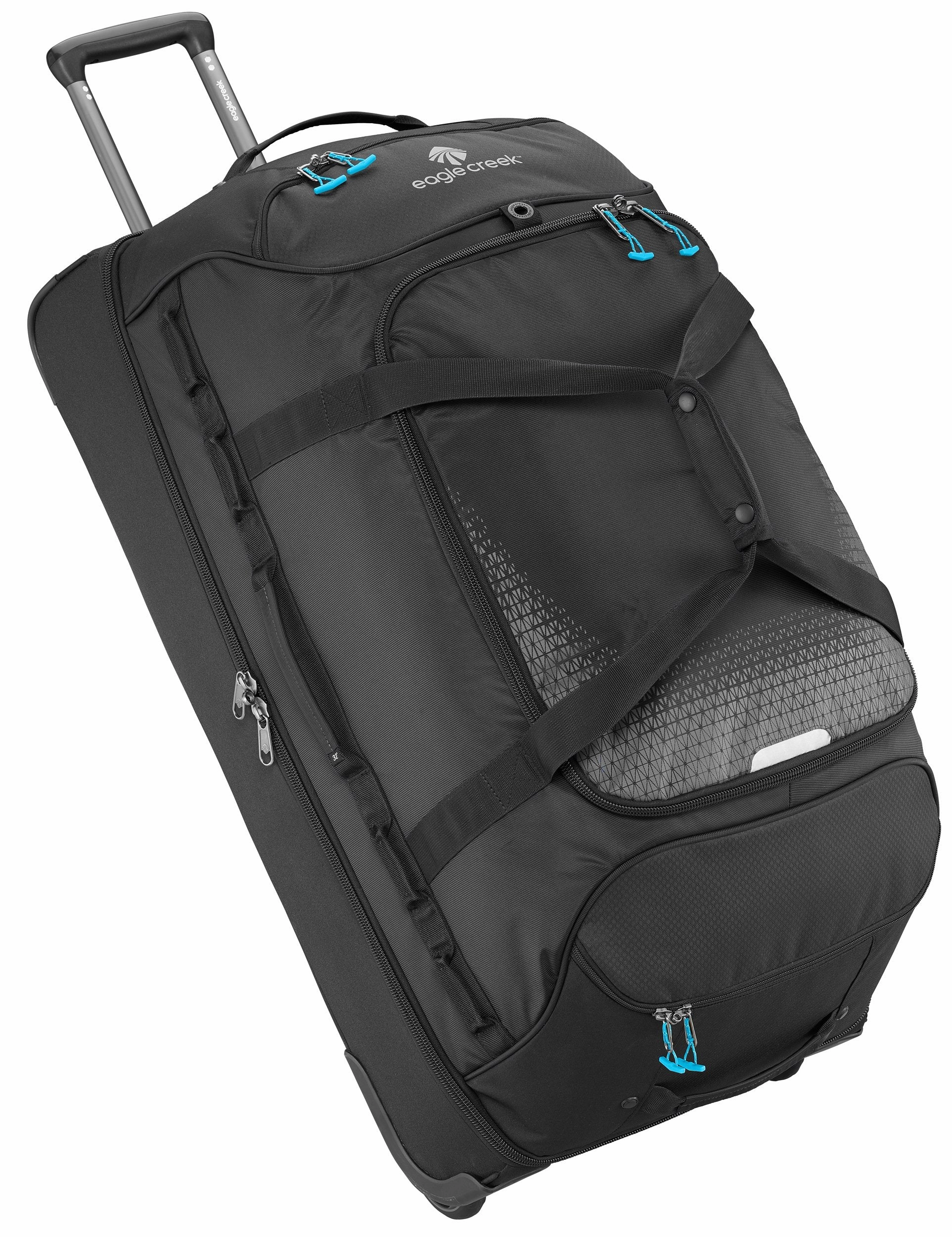 Big Savings Alert Eagle Creek Expanse Drop Bottom Wheeled Duffel Bag, 32-Inch, Black