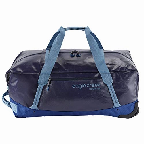 Eagle Creek Migrate Wheeled Duffel 130L Bag, Arctic Blue, One Size Hot Item Clearance Trending Deals Today