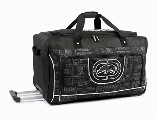 Dont Miss This Deal Grab Save Today Ecko Unltd. 32 Inch Alpha Rolling Duffel, Black/Grey, One Size