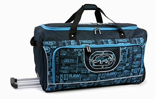 Ecko Unltd. 32 Inch Alpha Rolling Duffel, Navy/Light Blue, One Size Shop Grab Savings Dont Miss This Offer