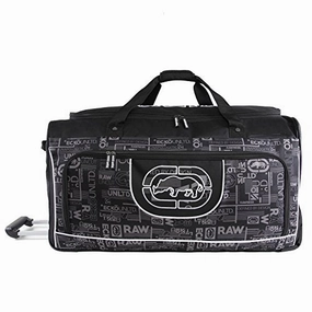 Ecko Unltd. 32" Alpha Rolling Duffel, Black/Grey Clearance Alert Now Clearance Sale Now
