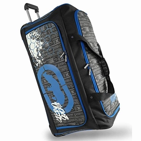 Ecko Unltd. Men'S Tagger Large 32" Bag Rolling Duffel, Black/Blue, One Size Limited Stock Deals Today Only Hot Sale