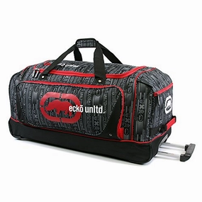 Ecko Unltd Steam 32" Large Rolling Duffel Bag,  Red,  One Size Online Exclusive Deal Shop Smart Deals