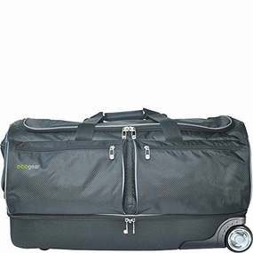 Flash Offer Today Instant Savings Inside Ecogear 28" Wheeled Duffel With Garment Rack (Black)