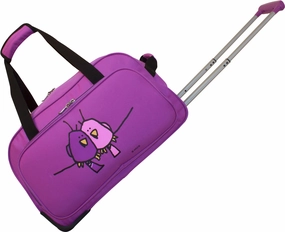 Trending Now Offer Ed Heck Big Love Birds Wheeled Duffel