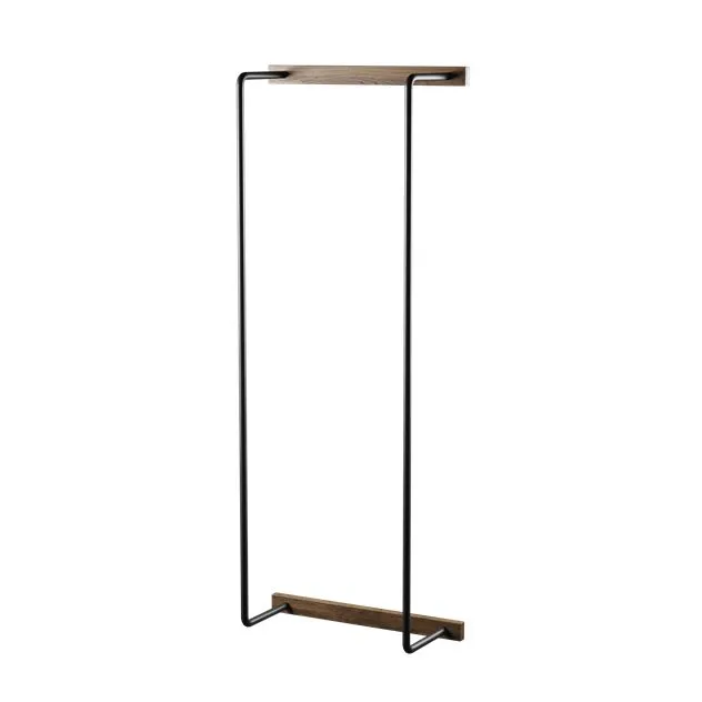 EKTA LIVING Towel Rack, Smoked Oak