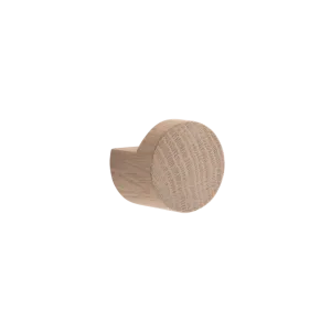 EKTA LIVING Wood Knot Hook, Medium, ?3.5cm, Natural Oak