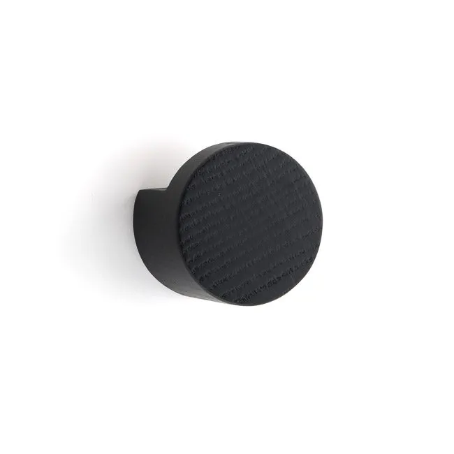 EKTA LIVING Wood Knot Hook, Medium W4cm, Black Oak