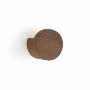 EKTA LIVING Wood Knot Hook, Medium W4cm, Smoked Oak
