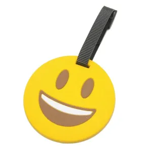 Emoji Smile Luggage Tag Limited Stock Alert