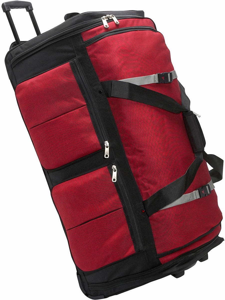 Daily Deal Frenzy Shop the Savings Athalon Luggage 34In 15 Pocket Wheeling Duffel