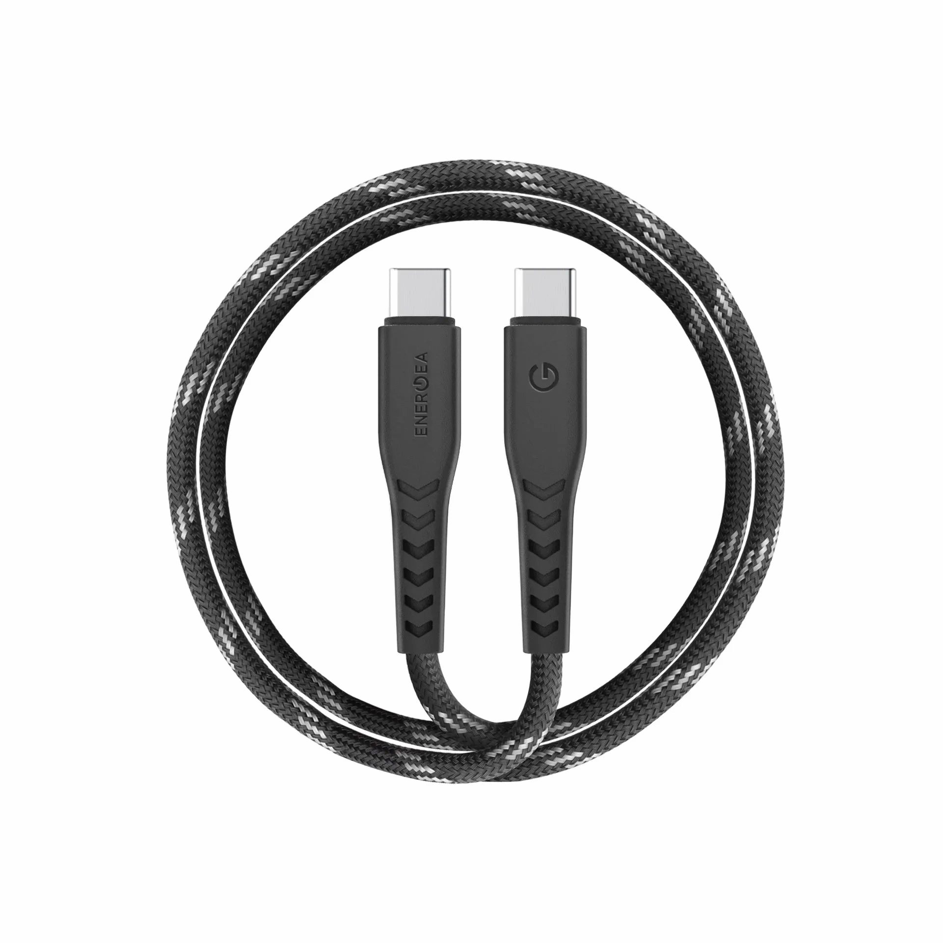 Energea Nyloflex | Usb-C To Usb-C Cable 5A 1.5M - Black Exclusive Holiday Deal Dont Wait Save