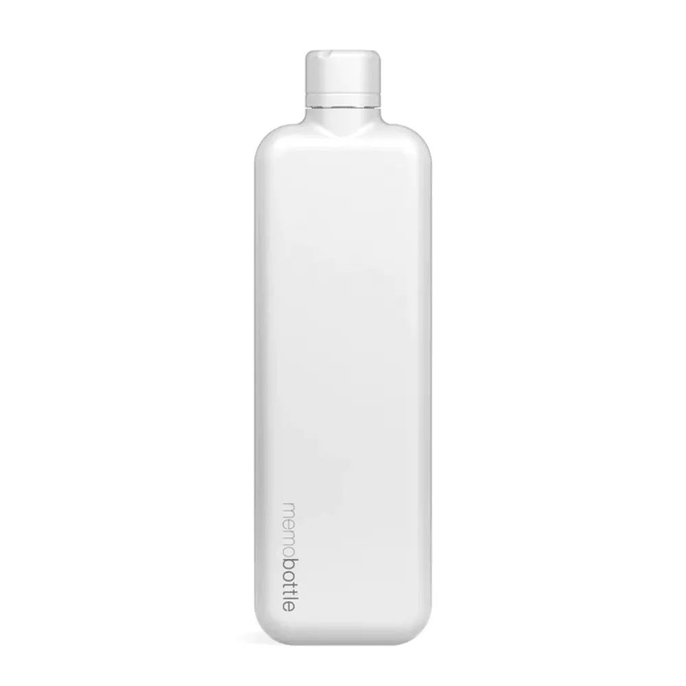 Dont Miss Todays Deal Clearance Alert Now [Engraving Available] Slim Memobottle - Stainless Steel 20 Oz / 600 Ml