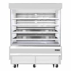 Everest - EOMV-72-W-35-T, Commercial 73" Vertical Open Air Display Merchandiser Refrigerator 37 cu. ft.