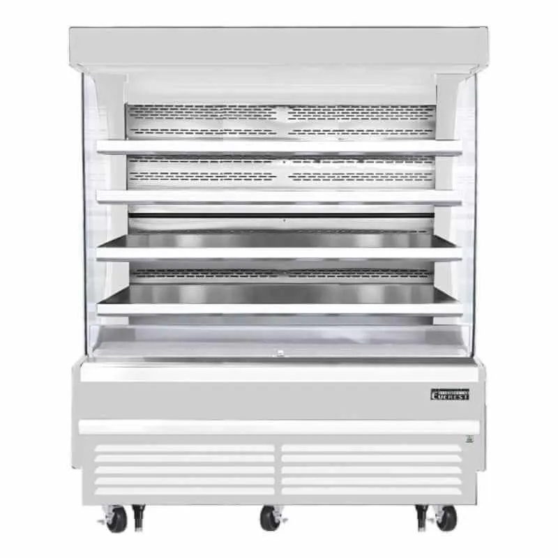 Everest - EOMV-72-W-35-T, Commercial 73" Vertical Open Air Display Merchandiser Refrigerator 37 cu. ft.