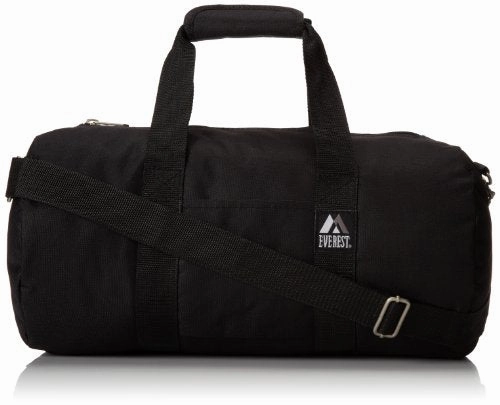 MustHave Gift Ideas Everest 16-Inch Round Duffel, Black, One Size