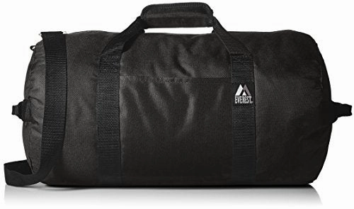Everest 20-Inch Round Duffel, Black, One Size Trending Savings Now Trending Now Offer