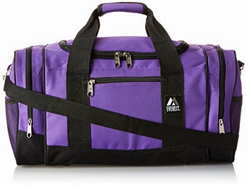 Everest Crossover Duffel Bag, Dark Purple, One Size Today Only Discount Alert Weekend Flash Offer