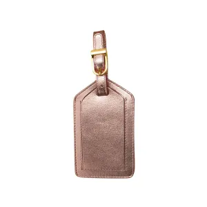 Big Savings Alert GiftWorthy Sale Ili New York Leather Luggage Tags - Rose Gold