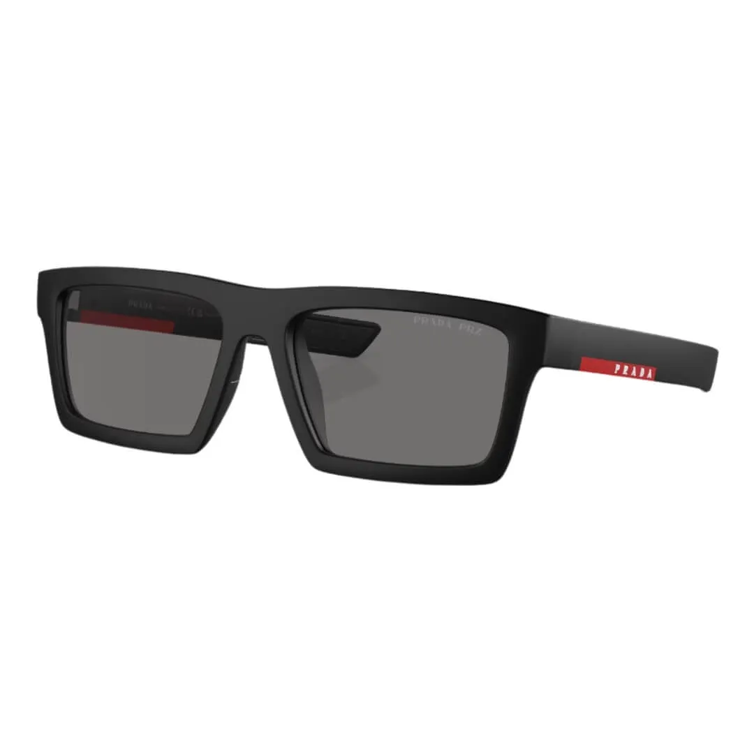 Limited Offer Alert Today Only Hot Pick Prada Linea Rossa Ps 02Zsu 1Bo02G 58 - Matte Black Frame Dark Grey Polarized