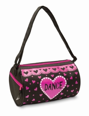 Dansbagz By Danshuz Love Dance Duffel Bag O/S Black Instant Savings Deal Clearance Event