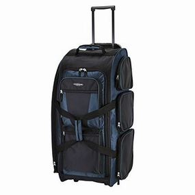 Special Surprise Sale Gift Sale Event Travelers Club Xpedition 30 Inch Multi-Pocket Upright Rolling Duffel Bag, Rivera Blue, 30-Inch