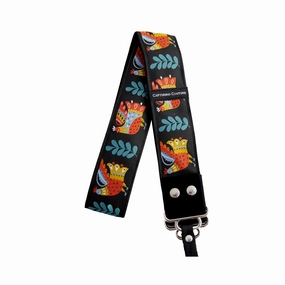 Capturing Couture 1.5 Camera Strap - Folk Birds Clearance Sale