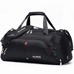 Instant Savings Inside Swiss Alpen - Cervino Duffel - Water Resistant Durable 1680D Carry On Travel Duffel Bag Gym