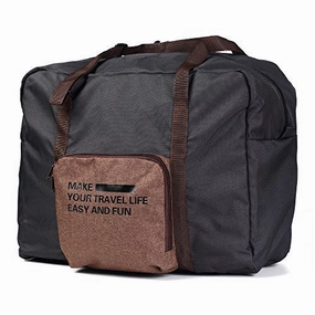 Big Savings Alert Foldable Lightweight Nylon Duffel Luggage Bag Tote For Travel Gym 4 Colors (Steel Grey)