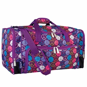 Clearance Sale Wildkin Peace Signs Weekender Duffel