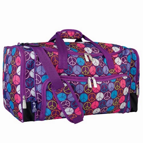 Clearance Sale Wildkin Peace Signs Weekender Duffel