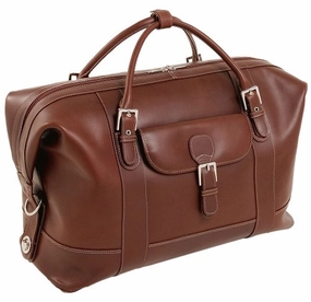Best Deal Alert Siamod Amore 25084 Cognac Leather Duffel Bag