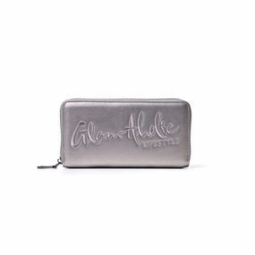 Standard Signature Logo Wallet - Platinum Limited Time Discount Limited Offer Alert