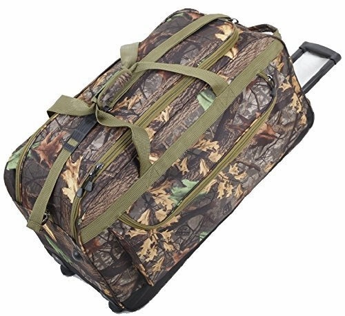 Special Price Offer Hot Pick Sale Explorer Rolling Duffel Bag, Mossy Oak, 30-Inch