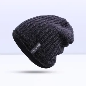 Save Big Online Fashion Warm Winter Knitted Beanie Hat For Men -  Blue, Dark Gray,Khaki, Light Gray, Red