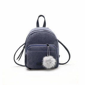 Dont Miss Todays Deal Fashion Winter Women'S Mini Corduroy Backpacks - Gray,Khaki,Pink,Red