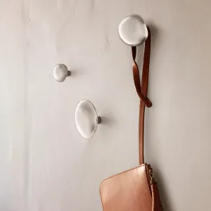 FERM LIVING Chanterelle Hook, Brushed Stainless Steel