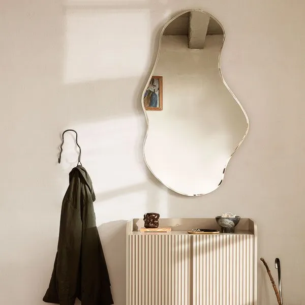 FERM LIVING Curvature Double Hook, Black Brass