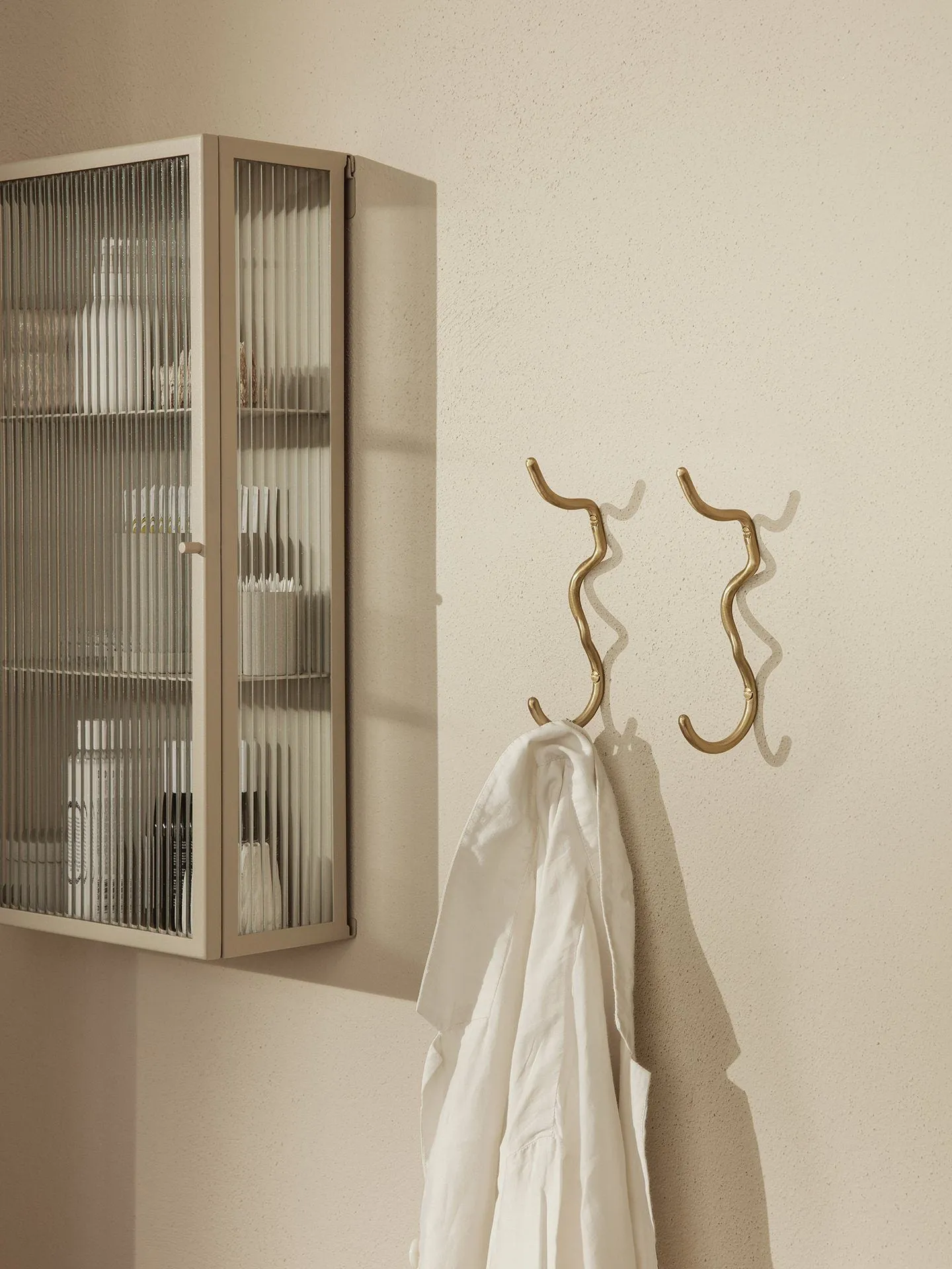 FERM LIVING Curvature Hook, Brass