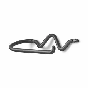 FERM LIVING Curvature Toilet Paper Holder, Black Brass