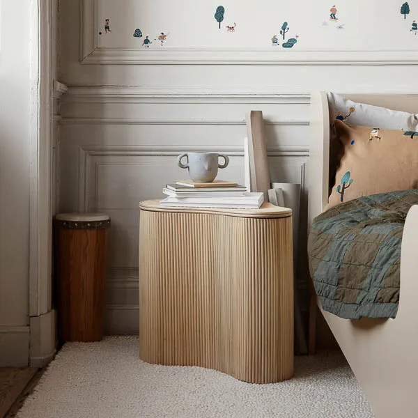 FERM LIVING Isola Storage Table, Natural