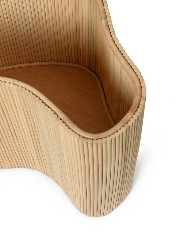 FERM LIVING Isola Storage Table, Natural