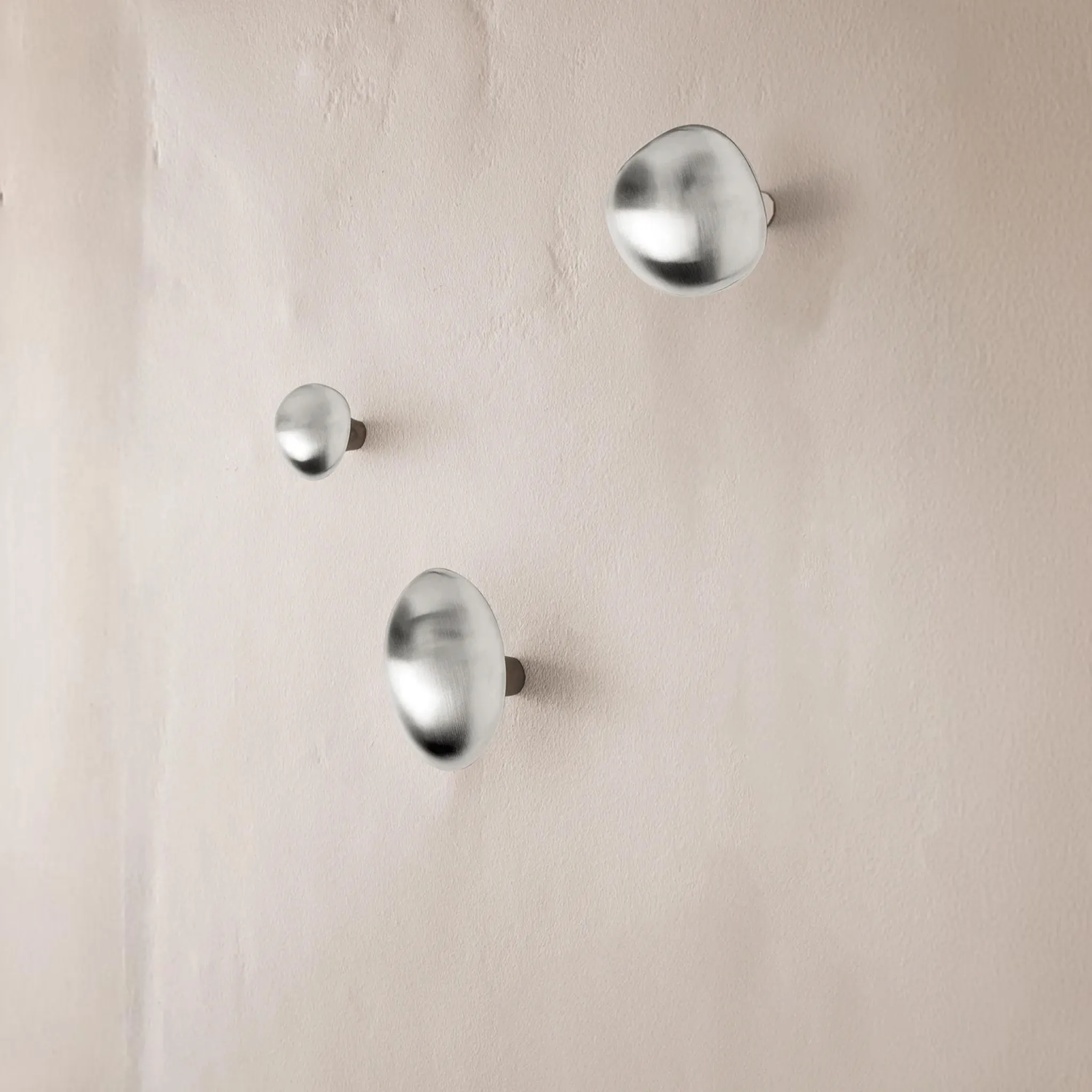 FERM LIVING Mushroom Hook, Brushed Stainless Steel