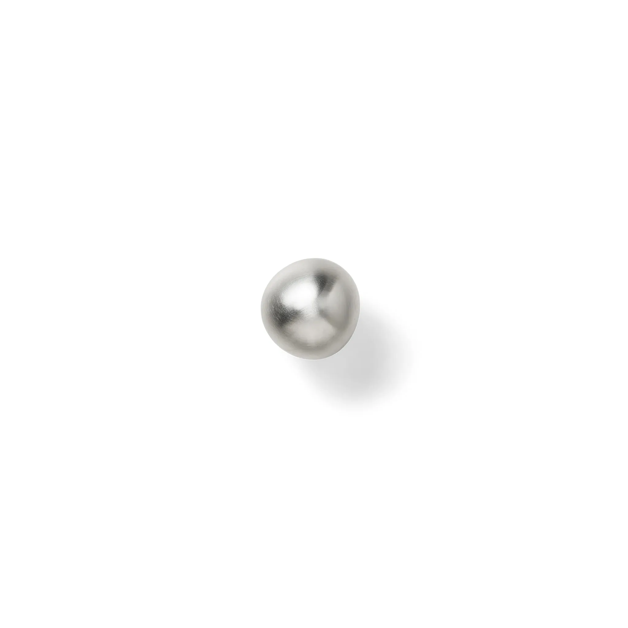 FERM LIVING Mushroom Hook, Brushed Stainless Steel