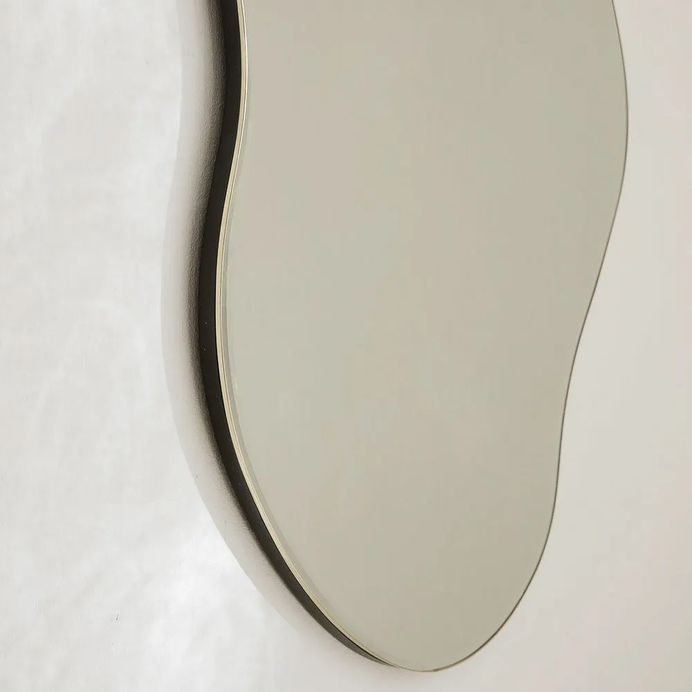 FERM LIVING Pond Mirror Large, Brass