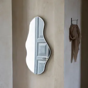 FERM LIVING Pond Mirror Large, Brass