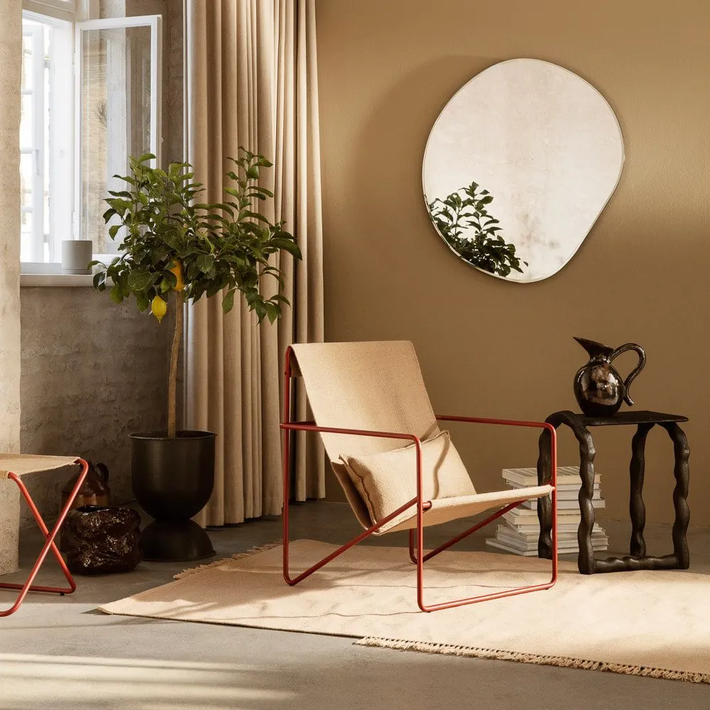 FERM LIVING Pond Mirror XL, Brass