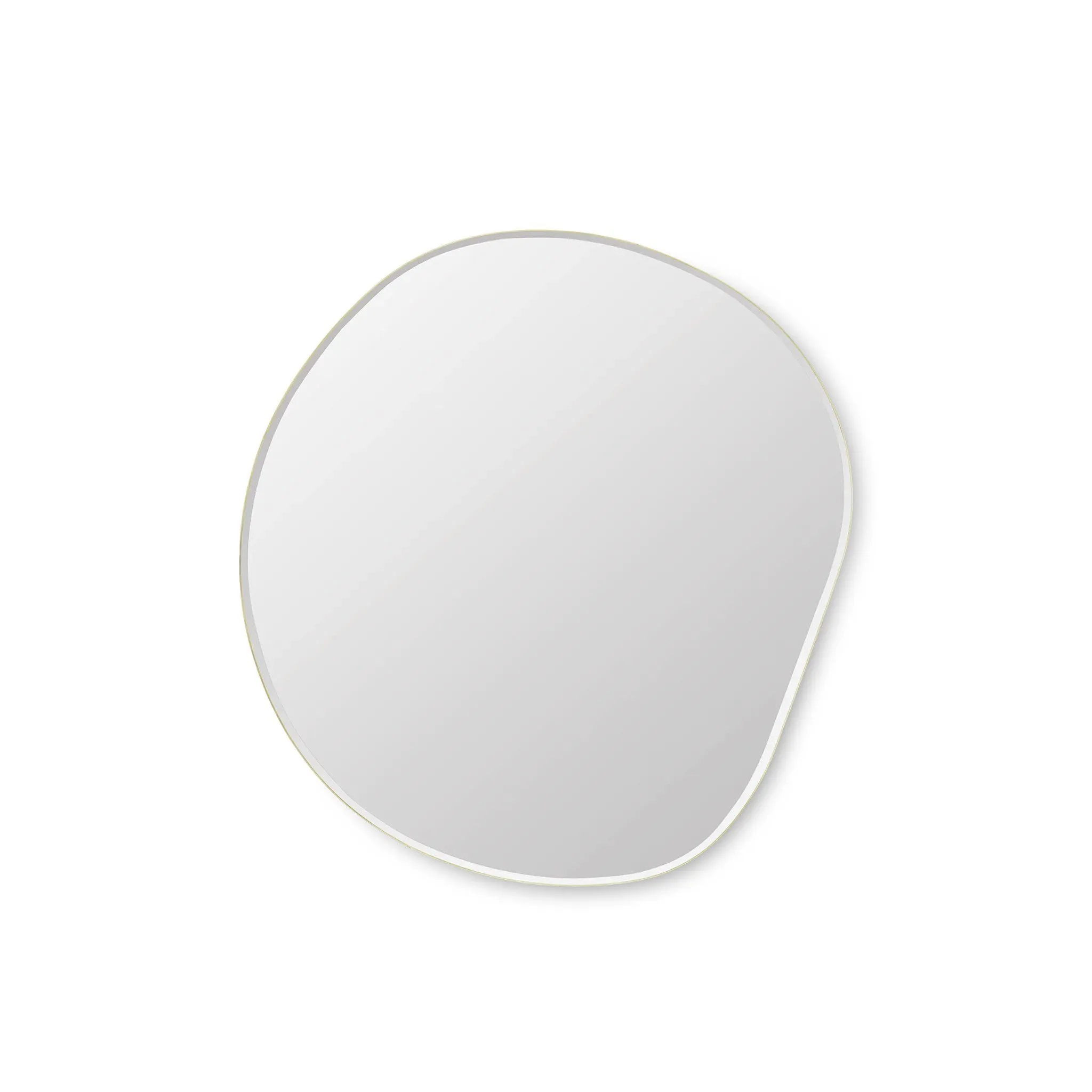 FERM LIVING Pond Mirror XL, Brass