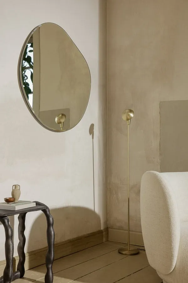 FERM LIVING Pond Mirror XL, Brass